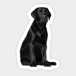 Black Labrador Retriever Puppy Dog, Lab Dog Lover Sticker